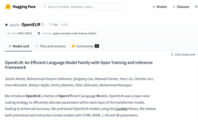 Open ELM